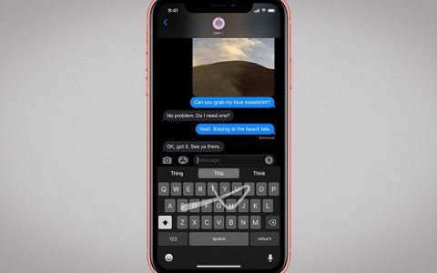 iOS13滑行键入体验 一种无比顺滑的新输入方法