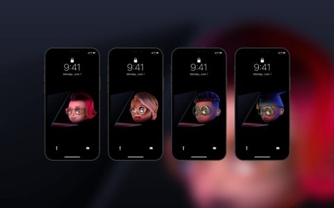 WWDC 21手机壁纸下载 7张3D Memoji创意表情壁纸下载