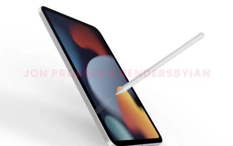 iPad mini 6最新渲染图曝光 ：全新设计 更窄的边框