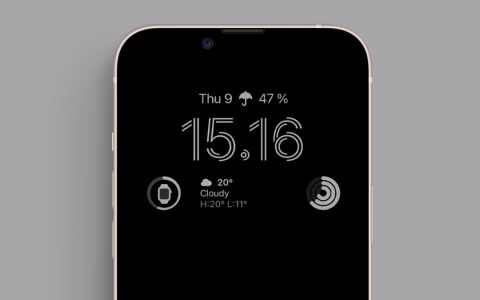 稳了！iOS16 Beta疑似触发息屏显示功能