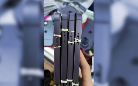 iPhone 15真机边框图曝光：黑色哑光机身