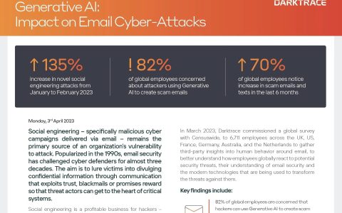 ChatGPT等生成式AI导致网络钓鱼邮件激增 前三大特征如下