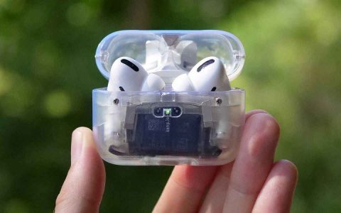 全球首款透明AirPods Pro充电盒来了，科技感满满！