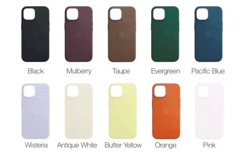 iPhone15全新材质手机壳曝光，10种颜色！