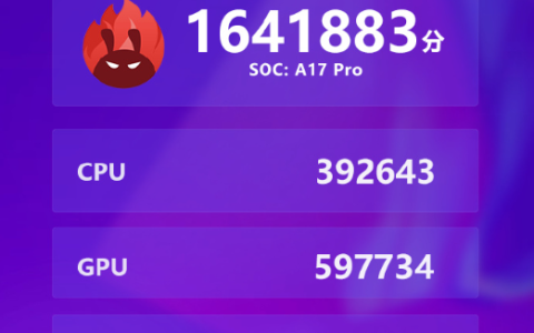 A17 Pro性能逆天！iPhone 15 Pro Max安兔兔跑分出炉